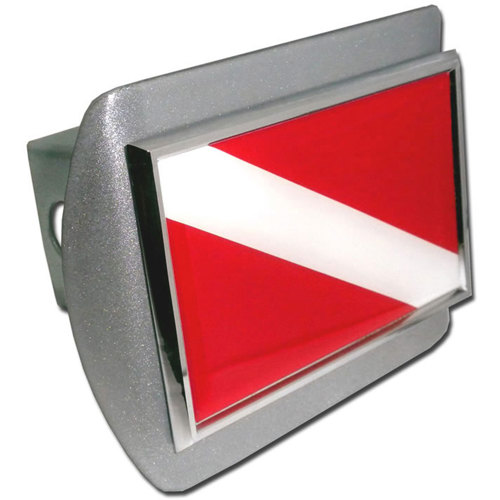 Dive Flag Metal Hitch Covers